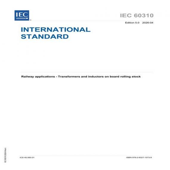 IEC 60310 Ed. 5.0 en:2026