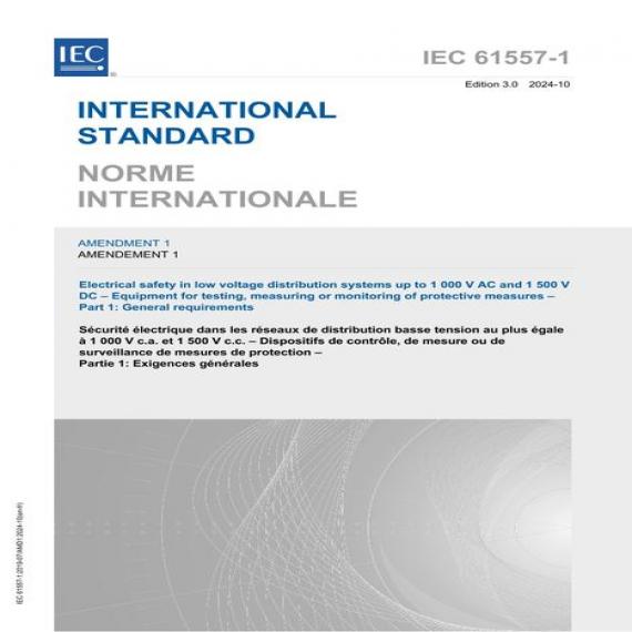 IEC 61557-1 Amd.1 Ed. 3.0 b:2024