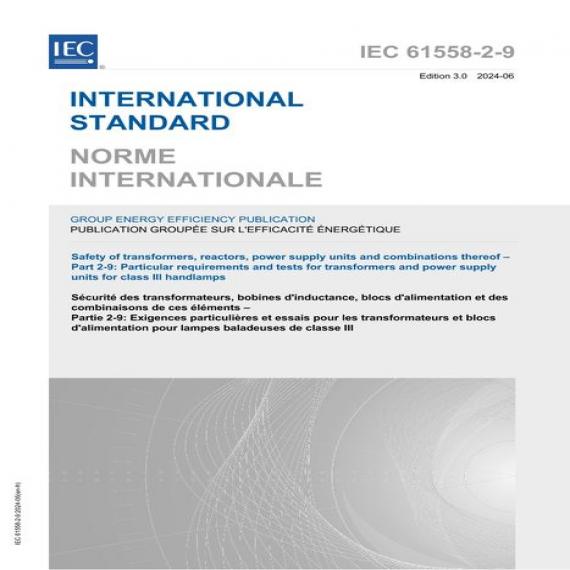 IEC 61558-2-9 Ed. 3.0 B:2024