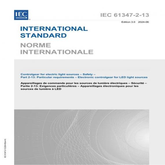 IEC 61347-2-13 Ed. 3.0 B:2024