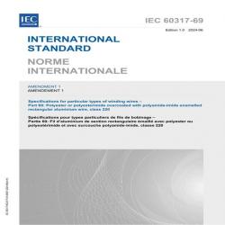 IEC 60317-69 Amd.1 Ed. 1.0 B:2024