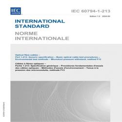 IEC 60794-1-213 Ed. 1.0 B:2024