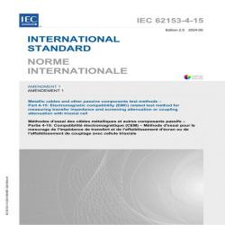 IEC 62153-4-15 Amd.1 Ed. 2.0 b:2024