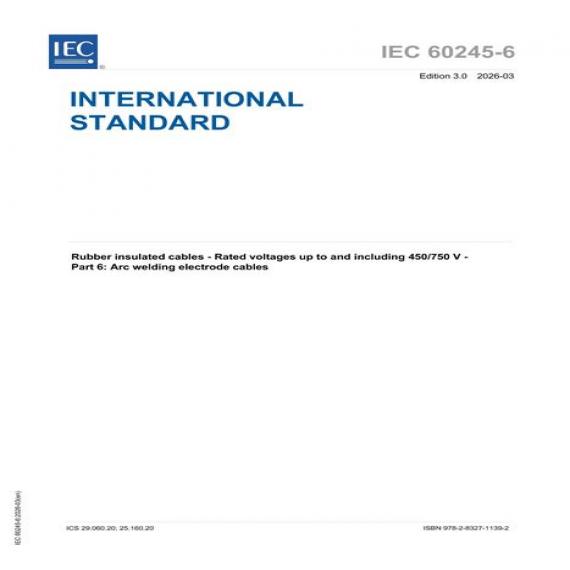 IEC 60245-6 Ed. 3.0 en:2026