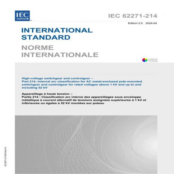 IEC 62271-214 Ed. 2.0 b:2024