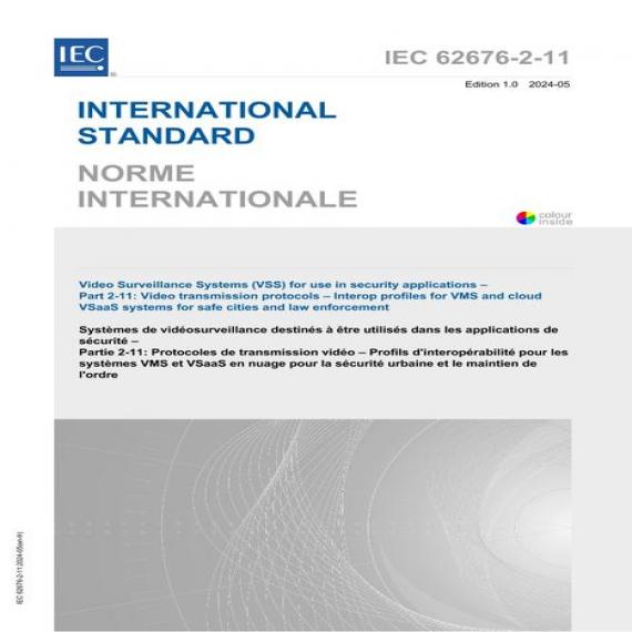 IEC 62676-2-11 Ed. 1.0 b:2024