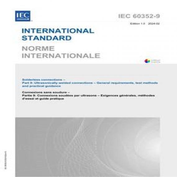 IEC 60352-9 Ed. 1.0 b:2024