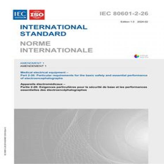 IEC 80601-2-26 Amd.1 Ed. 1.0 b:2024