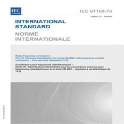 IEC 61169-70 Ed. 1.0 b:2024