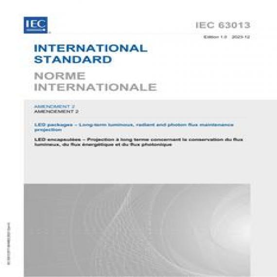 IEC 63013 Amd.2 Ed. 1.0 b:2023