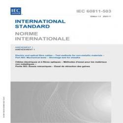IEC 60811-503 Amd.1 Ed. 1.0 b:2023
