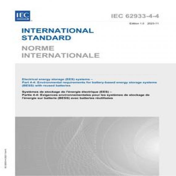 IEC 62933-4-4 Ed. 1.0 b:2023
