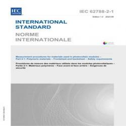 IEC  62788-2-1 Ed. 1.0 b:2023