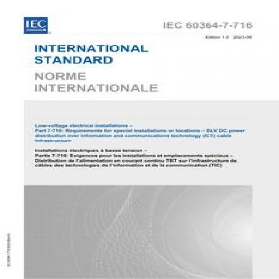 IEC 60364-7-716 Ed. 1.0 b:2023