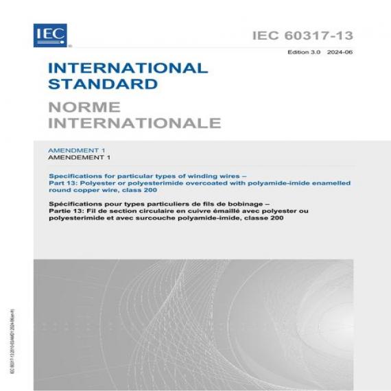 IEC 60317-13 Amd.1 Ed. 3.0 B:2024