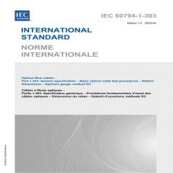 IEC 60794-1-303 Ed. 1.0 b:2023