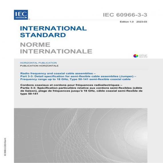 IEC 60966-3-3 Ed. 1.0 b:2023