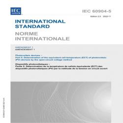 IEC 60904-5 Amd. 1 Ed. 2.0 b:2022