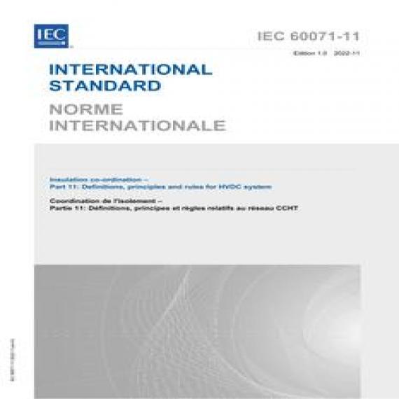 IEC 60071-11 Ed. 1.0 b:2022
