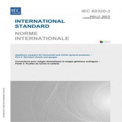 IEC 60320-3 Ed. 1.2 b:2022