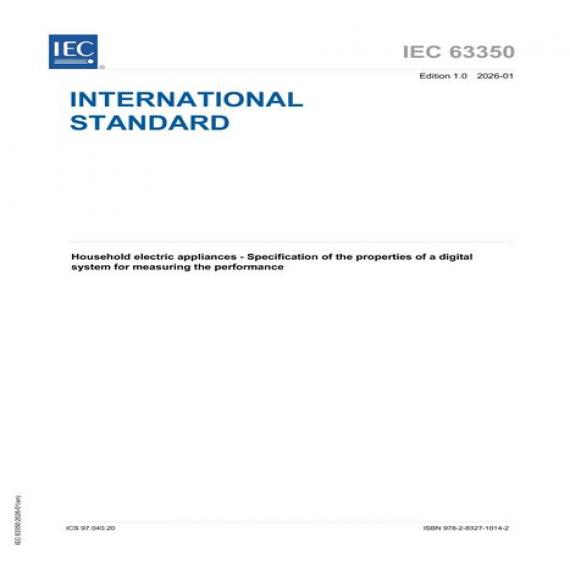 IEC 63350 Ed. 1.0 en:2026