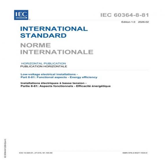 IEC 60364-8-81 Ed. 1.0 b:2026