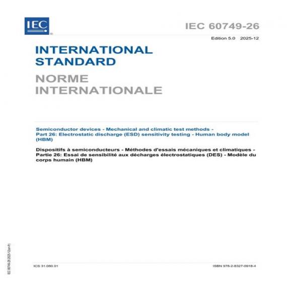 IEC 60749-26 Ed. 5.0 b:2025
