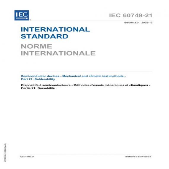 IEC 60749-21 Ed. 3.0 b:2025
