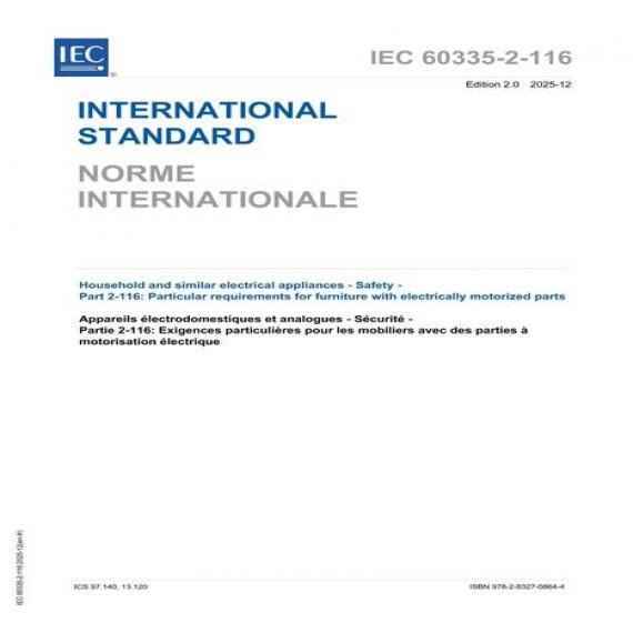 IEC 60335-2-116 Ed. 2.0 b:2025