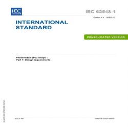 IEC 62548-1 Ed. 1.1 en:2025