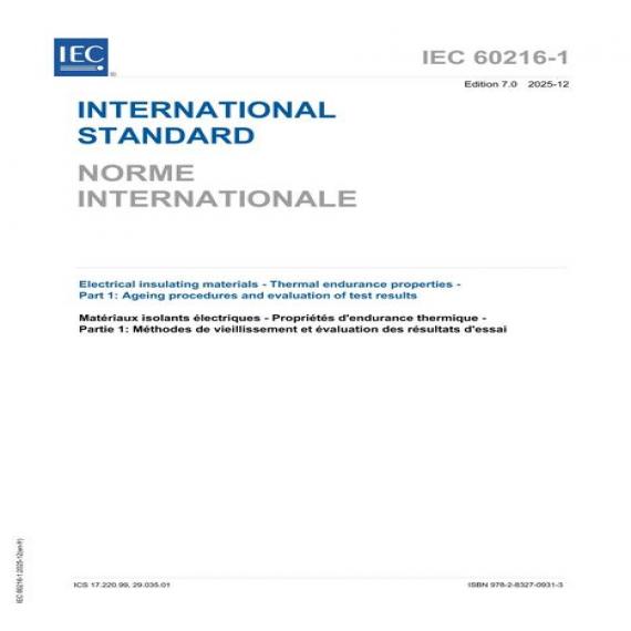 IEC 60216-1 Ed. 7.0 b:2025