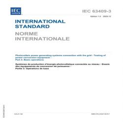IEC 63409-3 Ed. 1.0 b:2025