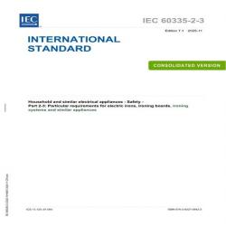 IEC 60335-2-3 Ed. 7.1 en:2025
