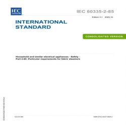 IEC 60335-2-85 Ed. 3.1 en:2025