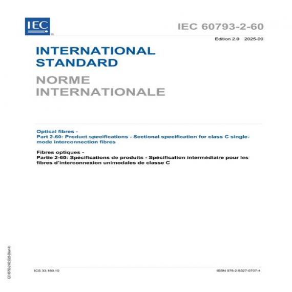 IEC 60793-2-60 Ed. 2.0 b:2025