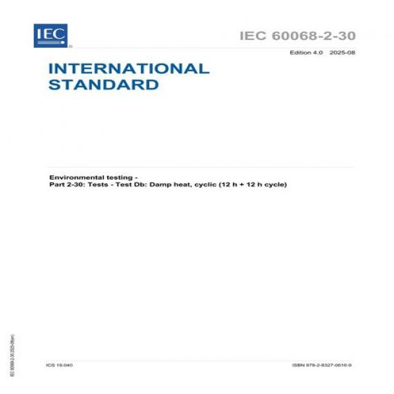 IEC 60068-2-30 Ed. 4.0 en:2025