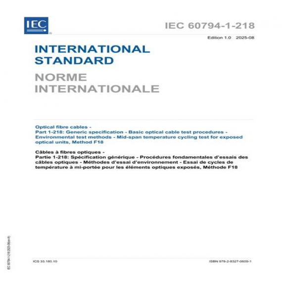 IEC 60794-1-218 Ed. 1.0 b:2025