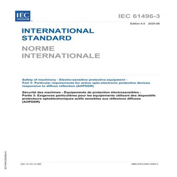 IEC 61496-3 Ed. 4.0 b:2025
