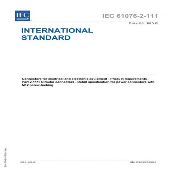 IEC 61076-2-111 Ed. 2.0 en:2025
