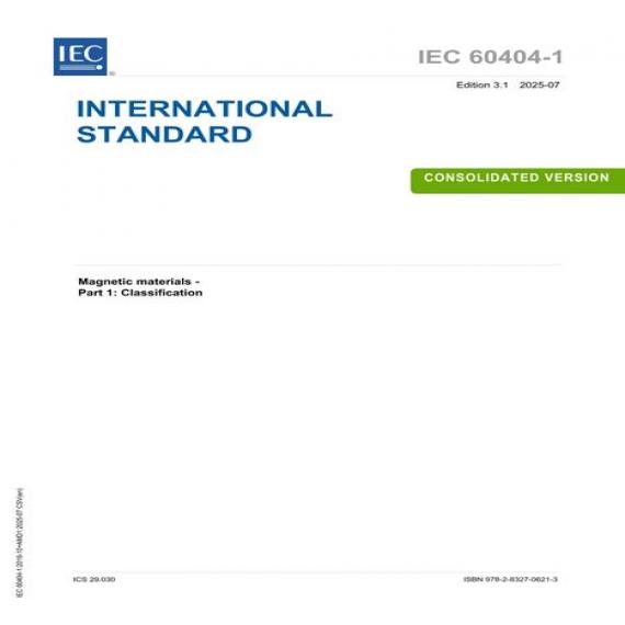 IEC 60404-1 Ed. 3.1 en:2025