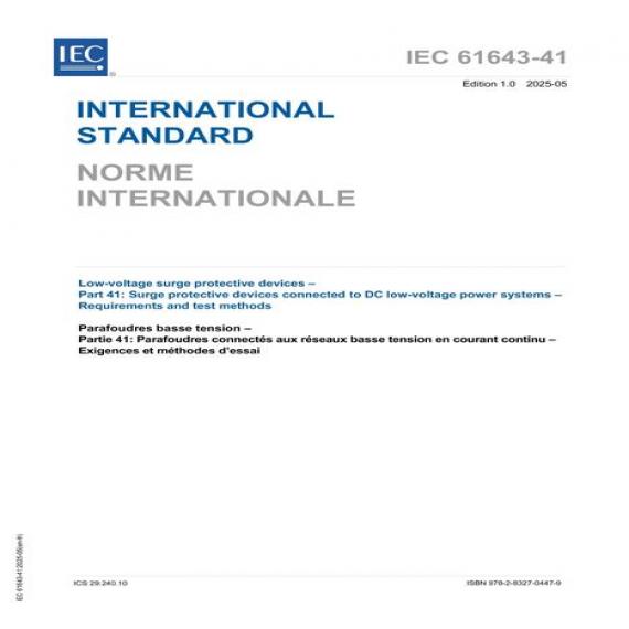 IEC 61643-41 Ed. 1.0 b:2025