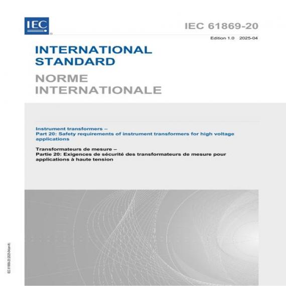 IEC 61869-20 Ed. 1.0 b:2025