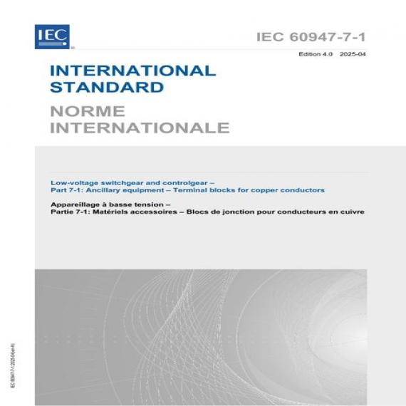 IEC 60947-7-1 Ed. 4.0 b:2025