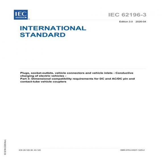 IEC 62196-3 Ed. 3.0 en:2026