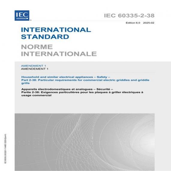 IEC 60335-2-38 Amd.1 Ed. 6.0 b:2025